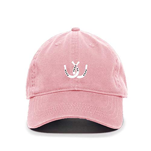 Horse Shoes Baseball Cap Embroidered Cotton Adjustable Dad Hat - Picture 10 of 19