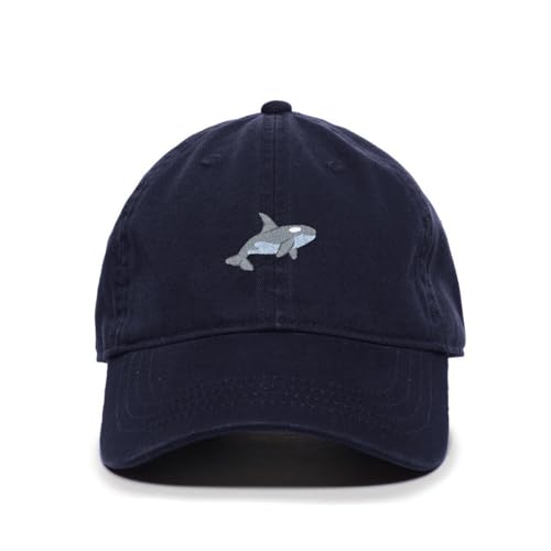 Killer Whale Embroidered Baseball Cap Cotton Adjustable Dad Hat - Picture 11 of 19