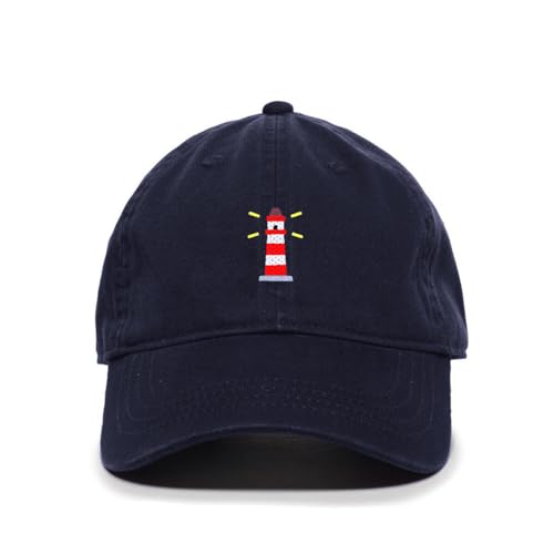 Lighthouse Embroidered Baseball Cap Cotton Adjustable Dad Hat - Picture 11 of 19