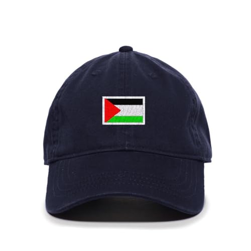 Palestine Flag Embroidered Baseball Cap Cotton Adjustable Dad Hat - Picture 11 of 19