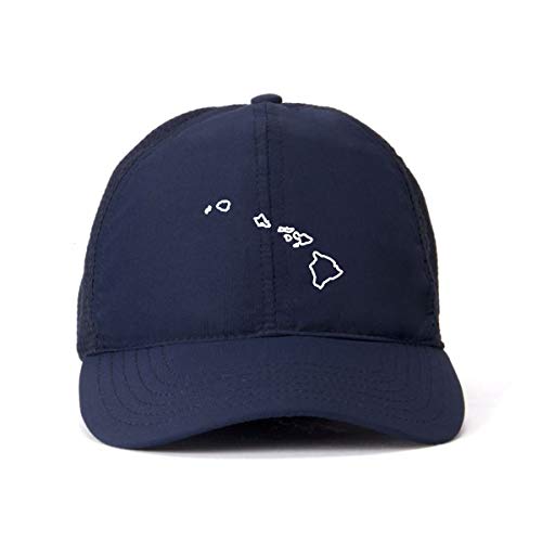 Hawaii Map Outline Baseball Cap Embroidered Cotton Adjustable Dad Hat - Picture 11 of 19