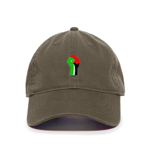 Palestine Fist Free Palestine Embroidered Baseball Cap Cotton Adjustable Dad Hat - Picture 12 of 19