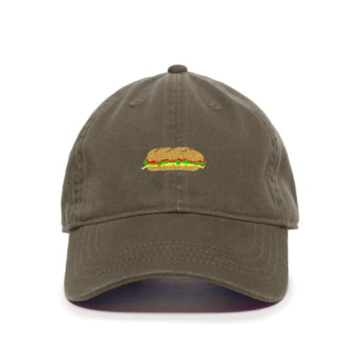 Sandwich Embroidered Baseball Cap Cotton Adjustable Dad Hat - Bild 12 von 19