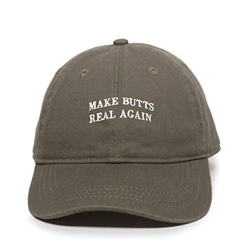 Make Butts Real Again MAGA Baseballmütze bestickt Baumwolle verstellbar Papa Mütze - Bild 12 von 19
