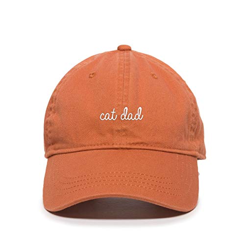 Cat Dad Baseball Cap Embroidered Cotton Adjustable Dad Hat - Picture 13 of 19