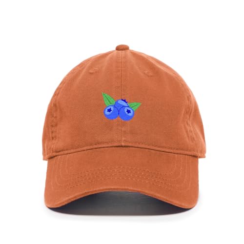 Blueberries Embroidered Baseball Cap Cotton Adjustable Dad Hat - Picture 13 of 19