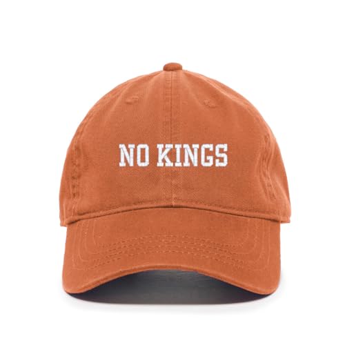 No Kings Democrats Anti Republican Embroidered Baseball Cap Adjustable Dad Hat - Picture 11 of 16