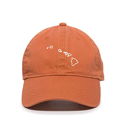 Hawaii Map Outline Baseball Cap Embroidered Cotton Adjustable Dad Hat - Picture 13 of 19