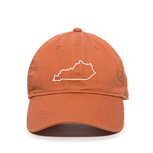 Kentucky Map Outline Dad Baseball Cap Embroidered Cotton Adjustable Dad Hat - Picture 13 of 19