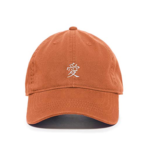 Japanese Love Baseball Cap Embroidered Cotton Adjustable Dad Hat - Picture 13 of 19
