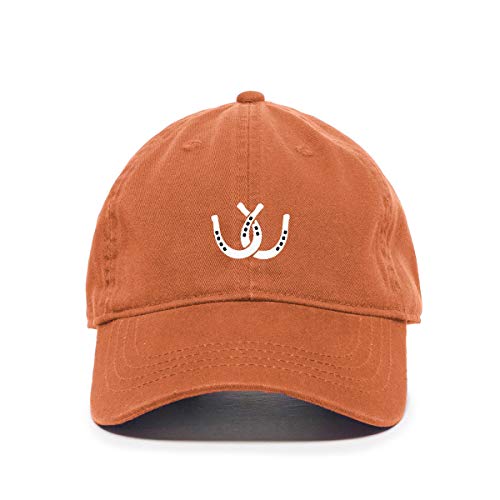 Horse Shoes Baseball Cap Embroidered Cotton Adjustable Dad Hat - Picture 13 of 19