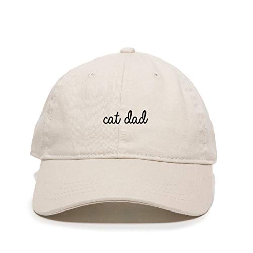 Cat Dad Baseball Cap Embroidered Cotton Adjustable Dad Hat - Picture 14 of 19