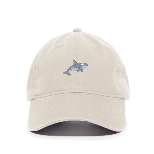 Killer Whale Embroidered Baseball Cap Cotton Adjustable Dad Hat - Picture 14 of 19
