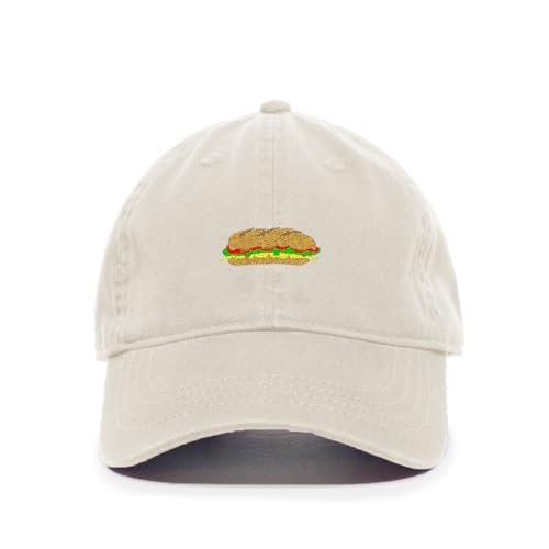 Sandwich Embroidered Baseball Cap Cotton Adjustable Dad Hat - Bild 14 von 19