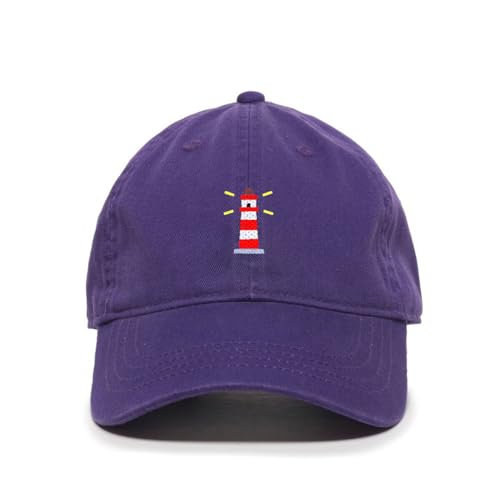 Lighthouse Embroidered Baseball Cap Cotton Adjustable Dad Hat - Picture 15 of 19