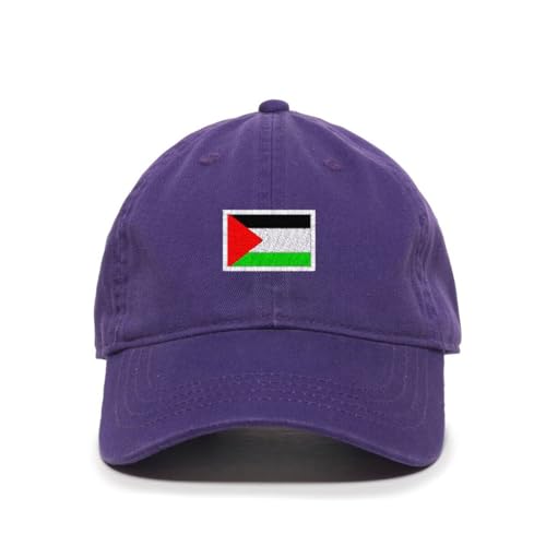 Palestine Flag Embroidered Baseball Cap Cotton Adjustable Dad Hat - Picture 15 of 19