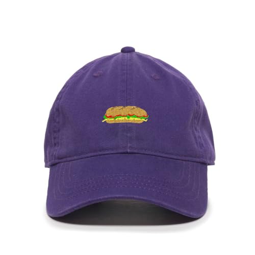 Sandwich Embroidered Baseball Cap Cotton Adjustable Dad Hat - Bild 15 von 19
