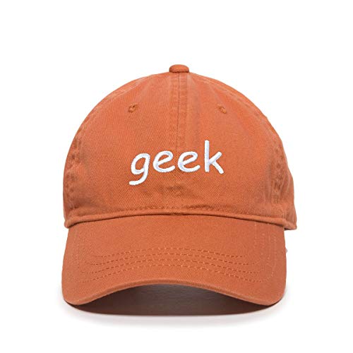 Geek Baseball Cap Embroidered Cotton Adjustable Dad Hat - Picture 15 of 19