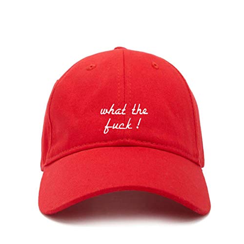 What The F*ck! Baseball Cap bestickt Baumwolle verstellbar Papa Mütze - Bild 16 von 19