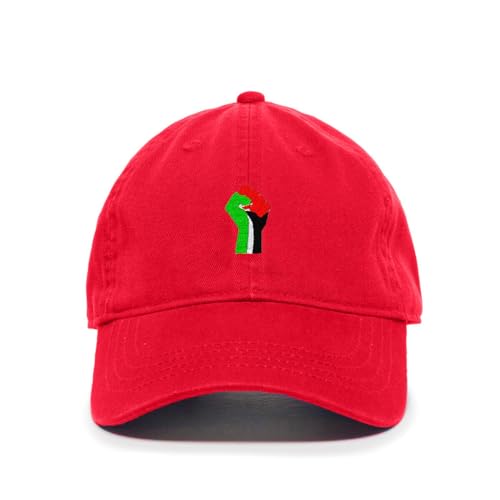 Palestine Fist Free Palestine Embroidered Baseball Cap Cotton Adjustable Dad Hat - Picture 16 of 19