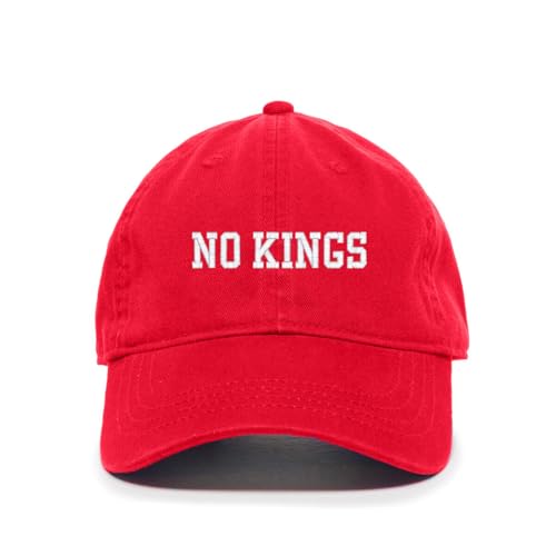 No Kings Democrats Anti Republican Embroidered Baseball Cap Adjustable Dad Hat - Picture 13 of 16