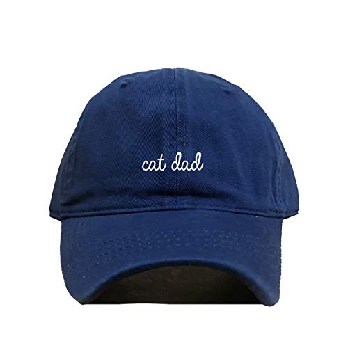 Cat Dad Baseball Cap Embroidered Cotton Adjustable Dad Hat - Picture 17 of 19