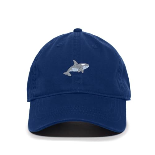 Killer Whale Embroidered Baseball Cap Cotton Adjustable Dad Hat - Picture 17 of 19