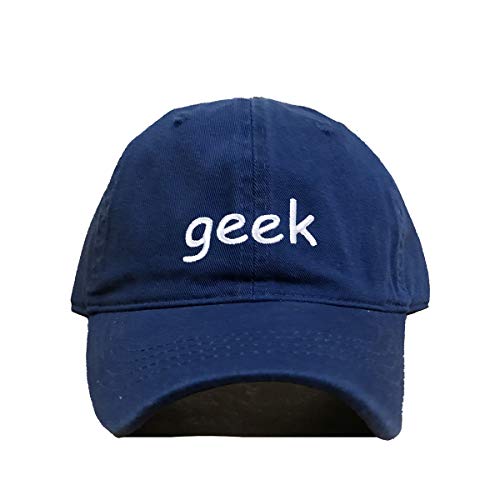 Geek Baseball Cap Embroidered Cotton Adjustable Dad Hat - Picture 17 of 19