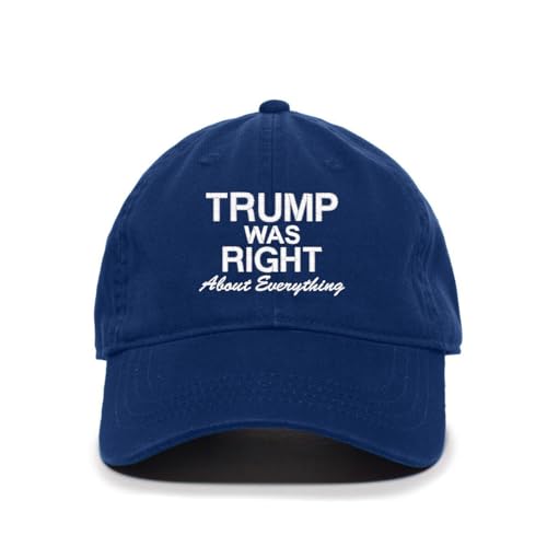 Baseballmütze Trump was Right About Everything bestickt verstellbar Papa Mütze - Bild 17 von 19