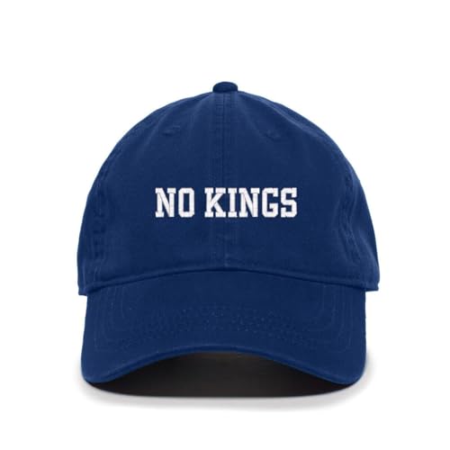 No Kings Democrats Anti Republican Embroidered Baseball Cap Adjustable Dad Hat - Picture 14 of 16