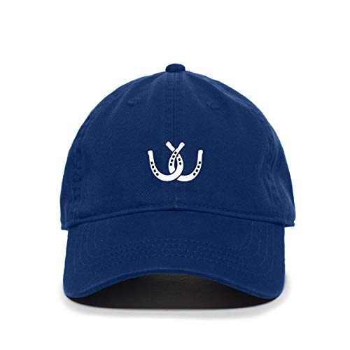 Horse Shoes Baseball Cap Embroidered Cotton Adjustable Dad Hat - Picture 17 of 19