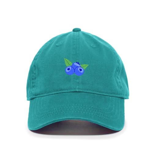 Blueberries Embroidered Baseball Cap Cotton Adjustable Dad Hat - Picture 18 of 19