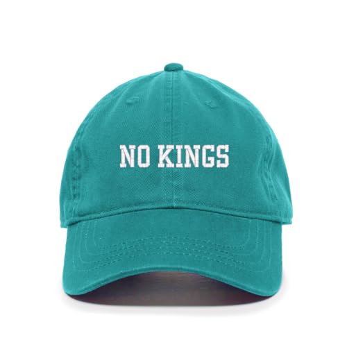 No Kings Democrats Anti Republican Embroidered Baseball Cap Adjustable Dad Hat - Picture 15 of 16