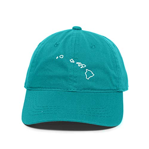 Hawaii Map Outline Baseball Cap Embroidered Cotton Adjustable Dad Hat - Picture 18 of 19