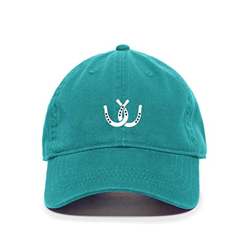 Horse Shoes Baseball Cap Embroidered Cotton Adjustable Dad Hat - Picture 18 of 19