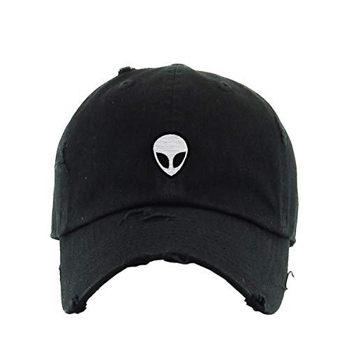 Alien Vintage Baseball Cap Embroidered Cotton Adjustable Distressed Dad Hat - Picture 2 of 15
