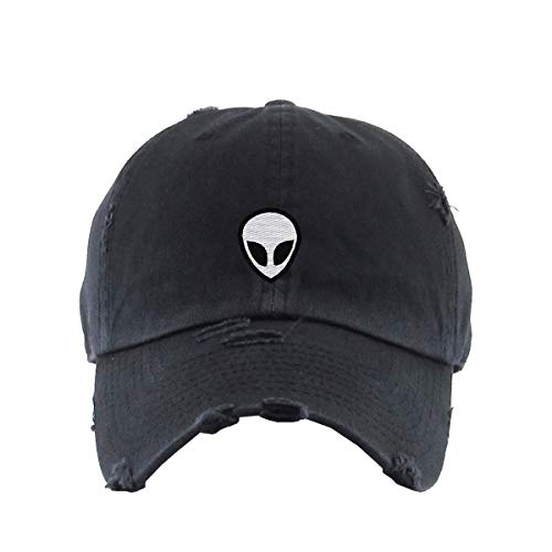 Alien Vintage Baseball Cap Embroidered Cotton Adjustable Distressed Dad Hat - Picture 3 of 15