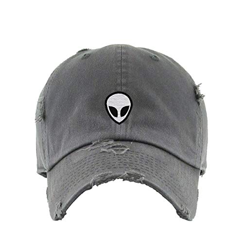 Alien Vintage Baseball Cap Embroidered Cotton Adjustable Distressed Dad Hat - Picture 5 of 15