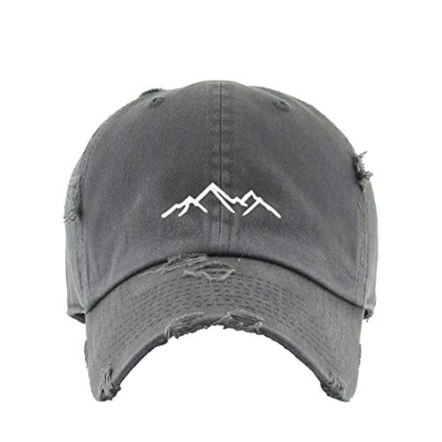 Mountain Vintage Baseball Cap bestickt Baumwolle verstellbar abgenutzt Papa Mütze - Bild 5 von 15