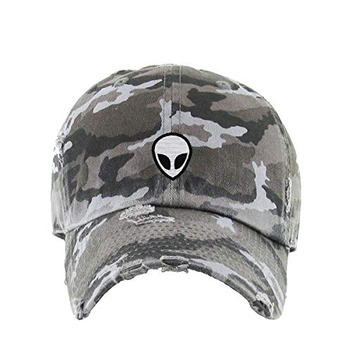 Alien Vintage Baseball Cap Embroidered Cotton Adjustable Distressed Dad Hat - Picture 6 of 15
