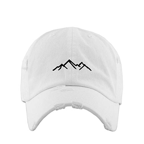 Mountain Vintage Baseball Cap bestickt Baumwolle verstellbar abgenutzt Papa Mütze - Bild 15 von 15