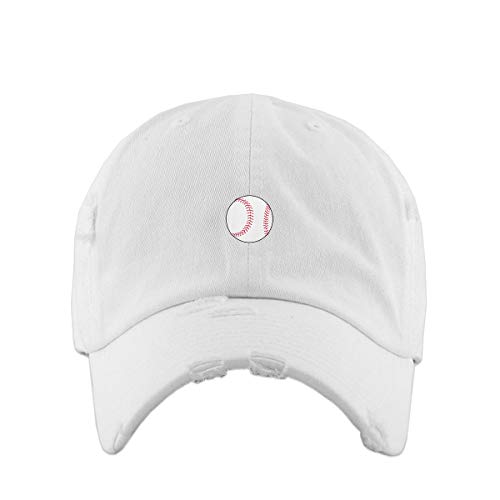Baseball Vintage Baseball Cap Embroidered Cotton Adjustable Distressed Dad Hat