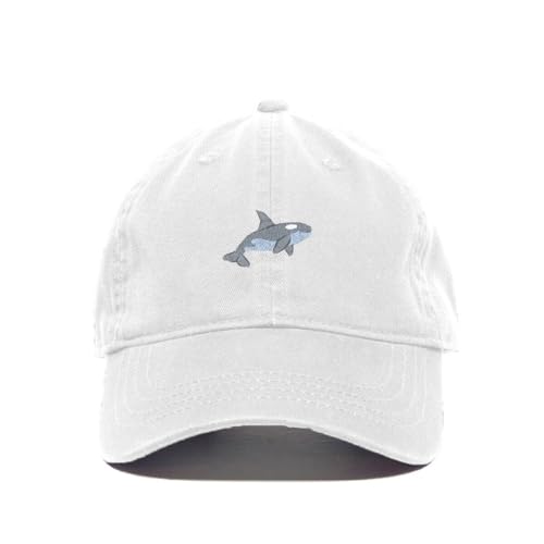 Killer Whale Embroidered Baseball Cap Cotton Adjustable Dad Hat - Picture 19 of 19