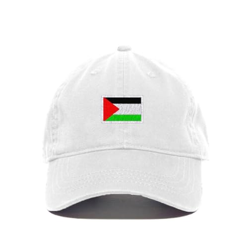 Palestine Flag Embroidered Baseball Cap Cotton Adjustable Dad Hat - Picture 19 of 19