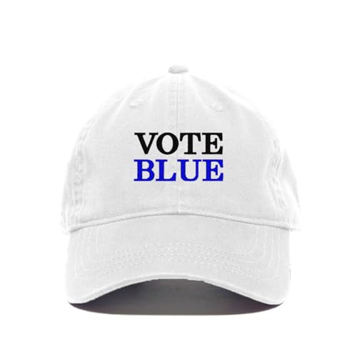 Vote Blue Election Democrats Embroidered Baseball Cap Adjustable Dad Hat - Picture 19 of 19