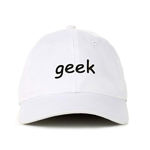 Geek Baseball Cap Embroidered Cotton Adjustable Dad Hat - Picture 19 of 19