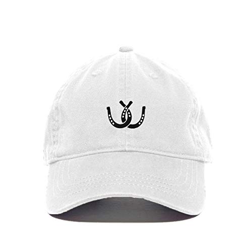 Horse Shoes Baseball Cap Embroidered Cotton Adjustable Dad Hat - Picture 19 of 19