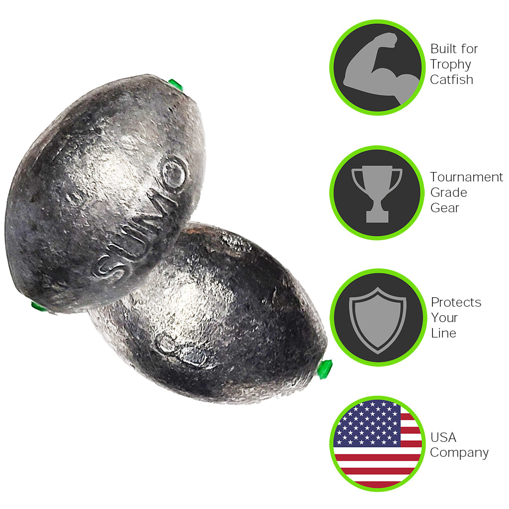 Ei-Sinker mit Leinenschutz-Einsätzen zum Schutz vor Schäden 1oz-8oz - Bild 3 von 7