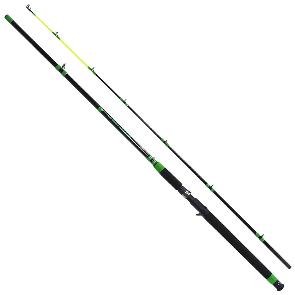 Trophy Catfishing Rod: Casting, Spinning. 7 ft, 6in, Medium-Heavy, EVA Foam 2pcs - Picture 10 of 11