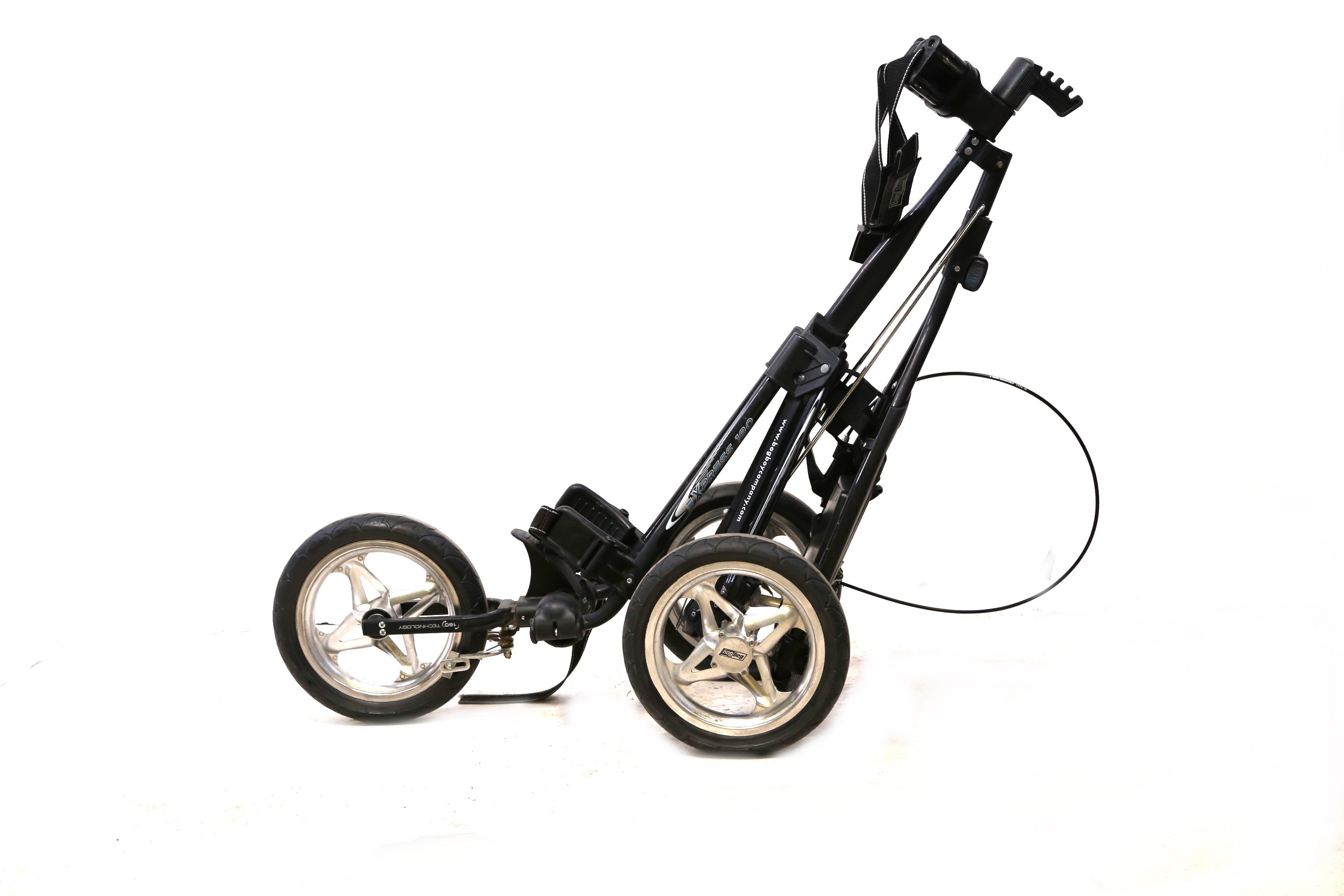BagBoy Express 180 Golf Push Cart 3 Wheels Folding Black eBay